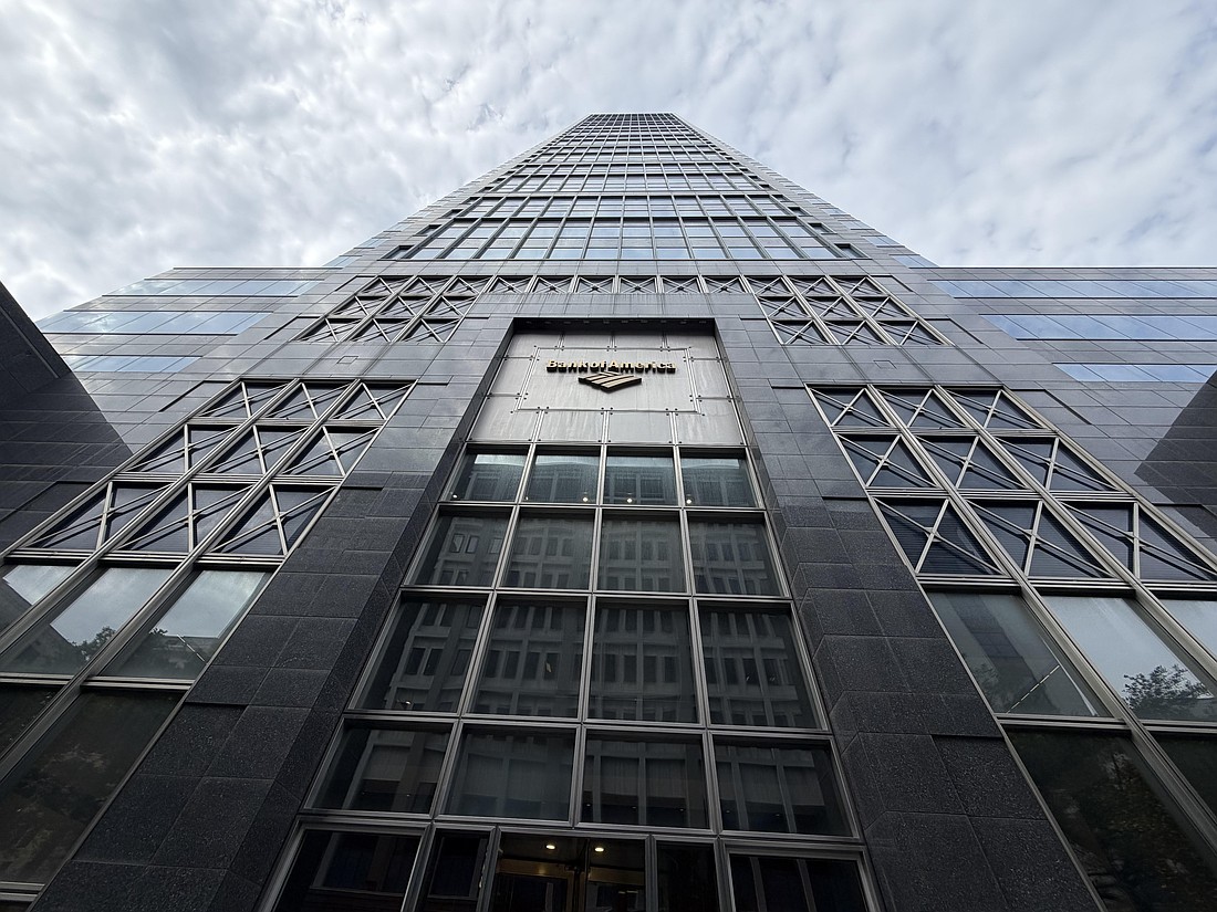 Bank of America and its predecessor companies have anchored the 42-story Downtown tower at 50 N. Laura St. since it was built in 1990.