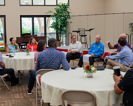 The Longboat Key Chamber of Commerce and town of Longboat Key joined forces to organize the first Let’s Talk Longboat business roundtable Wednesday, June 17 at Christ Church of Longboat Key.