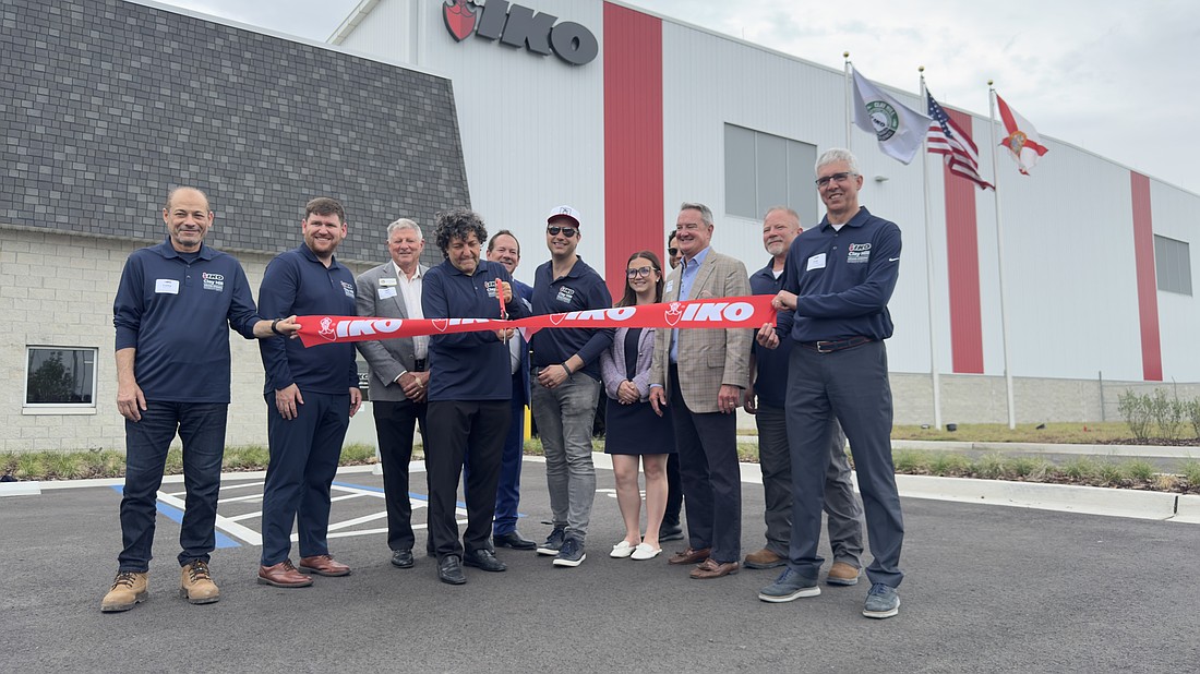 Canada-based roofing manufacturer IKO Industries held a grand opening for its Clay County facility June 17.