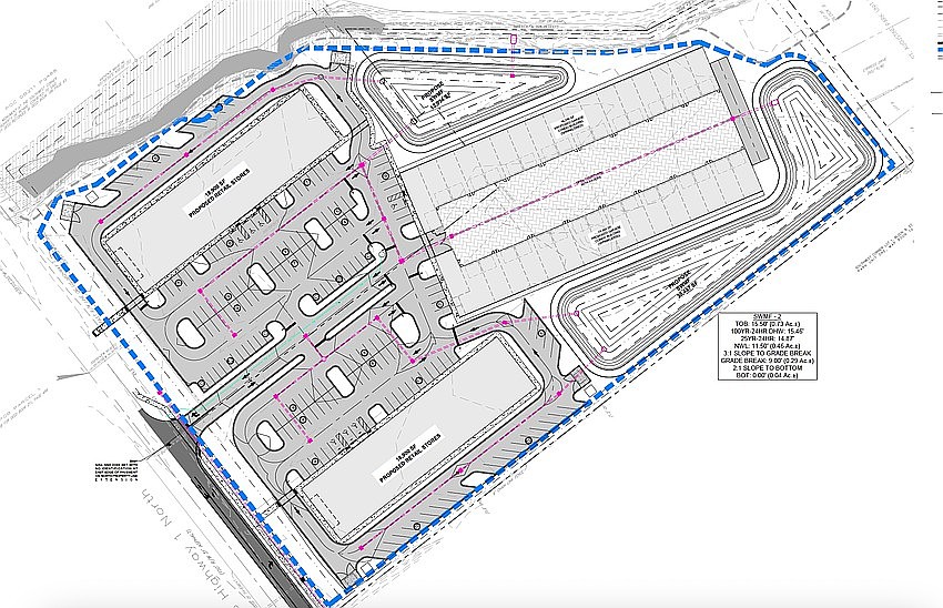 St. Johns County issued two building permits for Airport Commons to build two commercial buildings at a total cost of $4.5 million June 17 and 18, which total 37,800 square feet. Four buildings are planned.