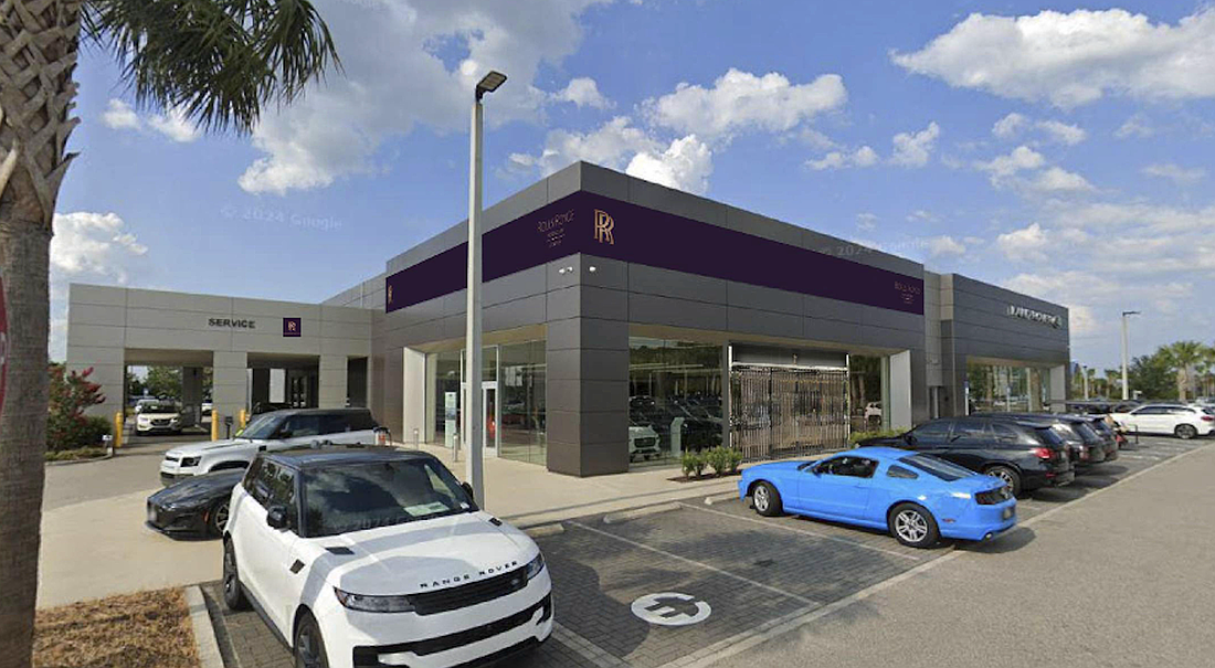 The city issued a permit to build-out Fields Auto Group's Rolls-Royce dealership at 11217 Atlantic Blvd.