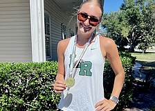 Kiki Bullas will be busy over the next few weeks competing in the USATF and AAU regional track and field junior olympics, hoping to reach the national competition in both.