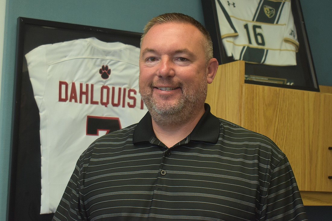 Dustin Dahlquist, who has taught in a variety of roles in Manatee County including a classroom teacher, athletic director, principal and more, is the founding principal of Rangeland High School.