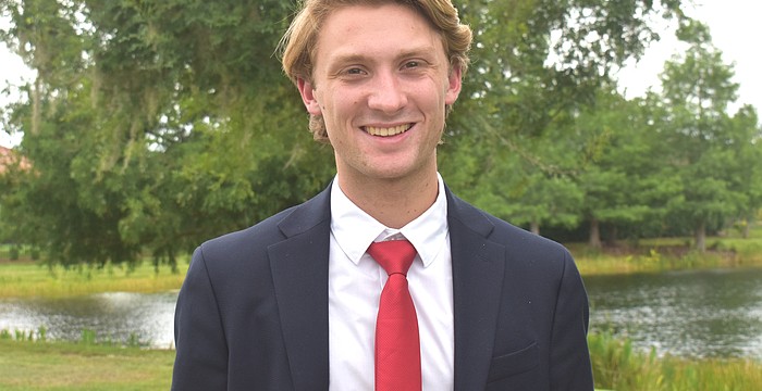 Savanna at Lakewood Ranch's Camden Bedinghaus, 23, is running for the District 5 seat on the Manatee County school board to be a "voice for his generation."