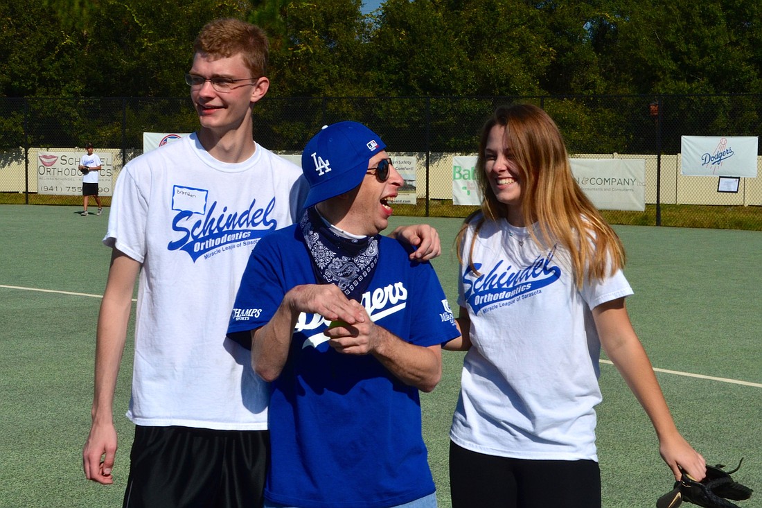 Kiwanis Club of Longboat Key Past President Michael Garey said he heard of the Miracle League of Manasota when his daughter, Amelia, volunteered as a buddy to the athletes. Garey suggested the 501(c)(3) as the club's new charitable partner, which board members recently accepted.