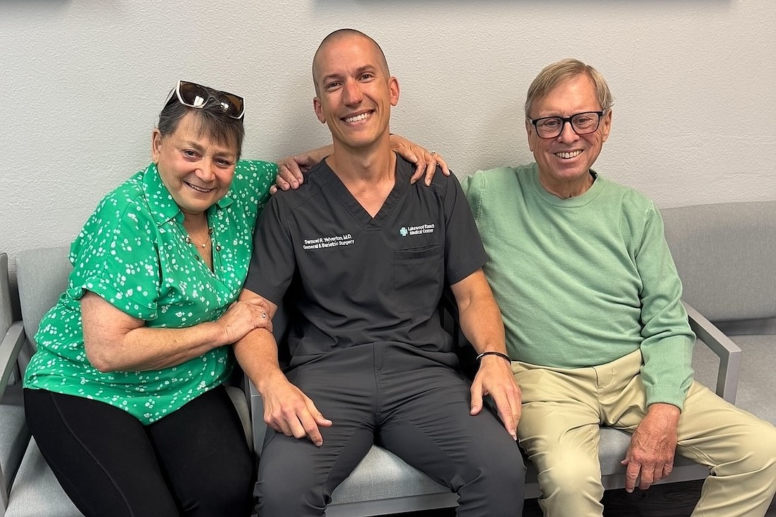 “I thought he was trying to die on us. But then they stopped the bleeding and I felt hopeful again.” - Linda Stelle, Wife of patient Roger Stelle