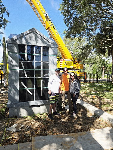 Hillside Cemetery has added a new columbarium structure to house cremated remains permanently. Courtesy photo