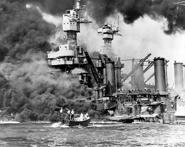 The USS West Virginia on Dec. 1, 1941. Courtesy Philip White.