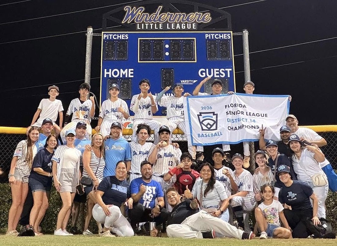 Dr. Phillips Little League Senior All-Star team won the district championship.
