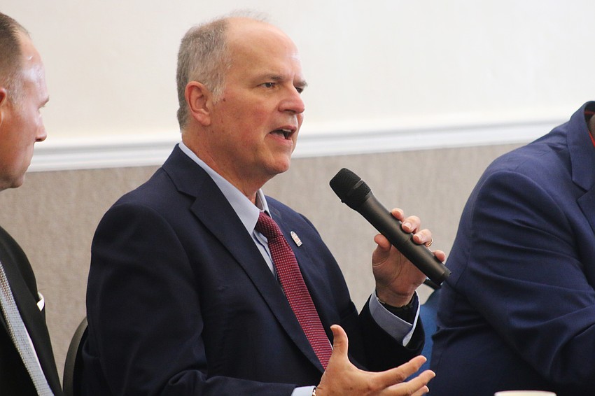 Florida Rep. Bill Partington speaks at a legislative 