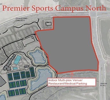 The multiplex will be built on 22 acres to the east of where the Lakewood Ranch Library is located. The multiplex will be built on 22 acres to the east of where the Lakewood Ranch Library is located.