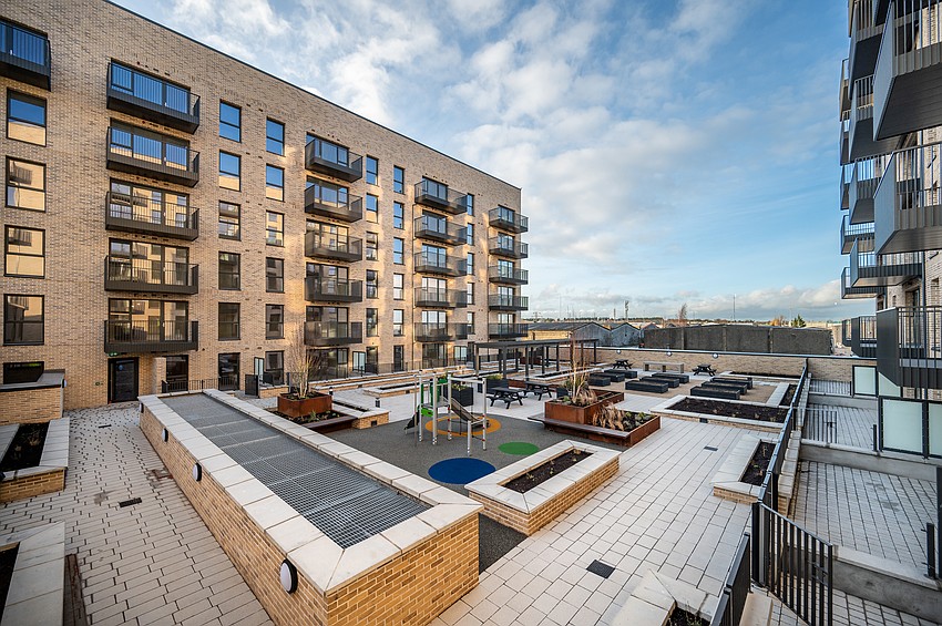Units at Innovation Square in Ireland are heated by using the wasted heat generated from a nearby Amazon data center.