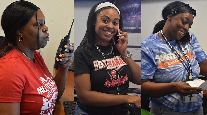 Assistant Director of Transportation Melanie Johnson, Route Administrator Quentrail McEwen and Dispatcher Camri Williams said communication is key and they are in consistent contact with drivers when something unexpected occurs.