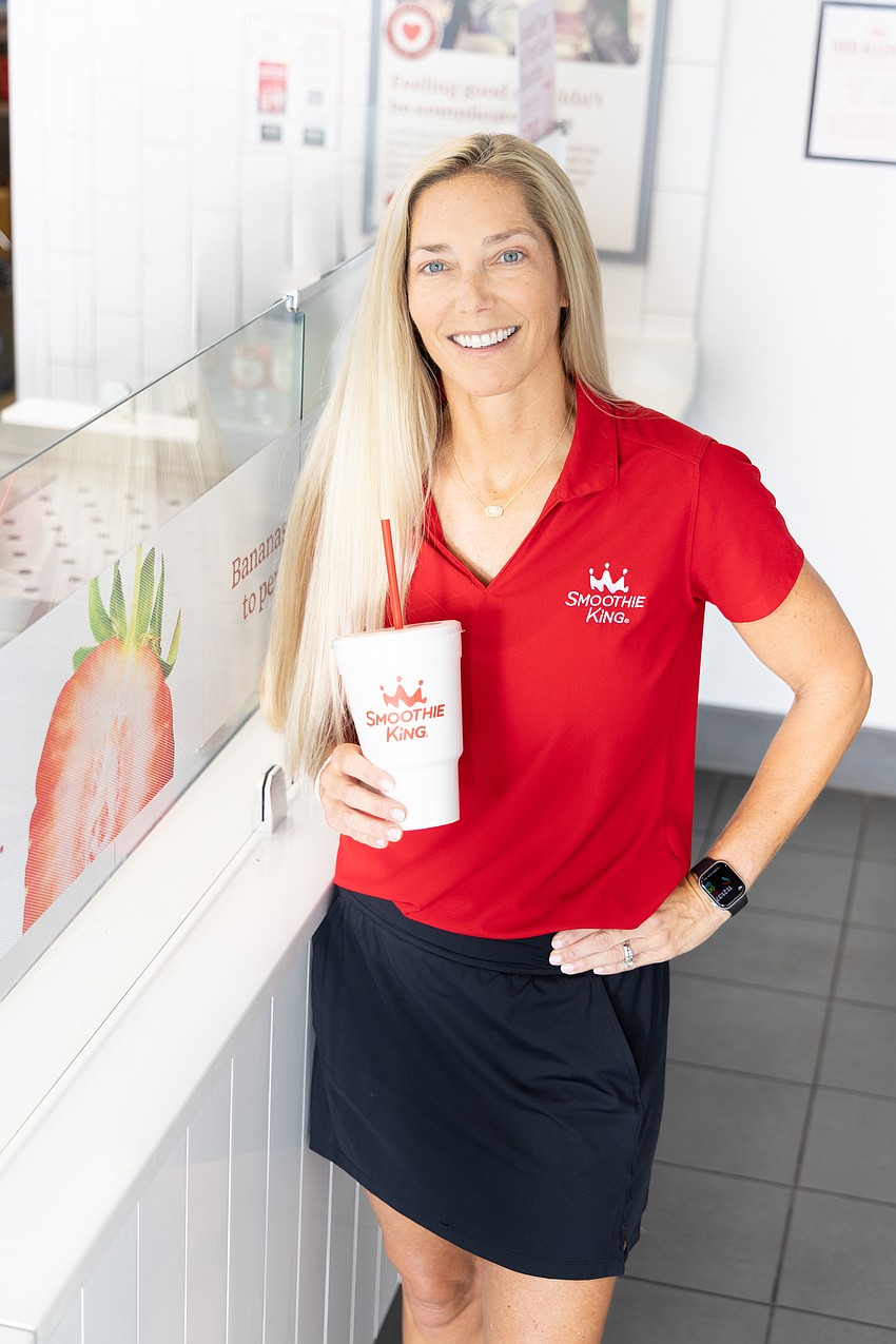 Lorraine Pater owns 11 Smoothie King stores around the Gulf Coast.