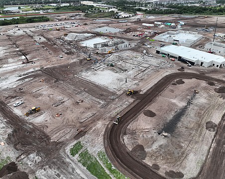 The construction of Rangeland High School is underway in Lakewood Ranch.