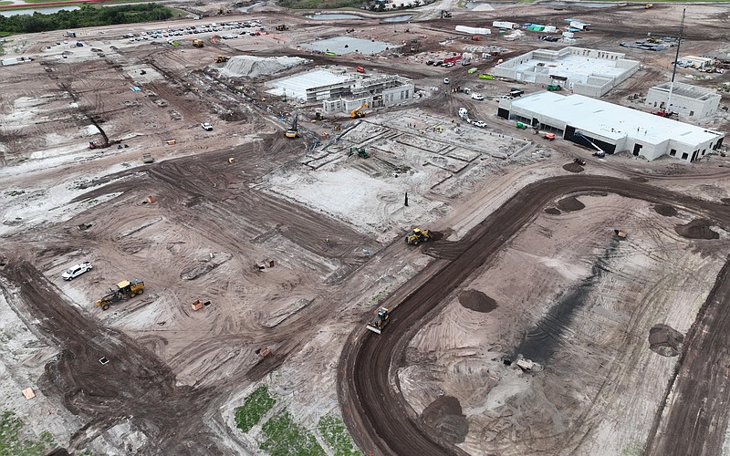 The construction of Rangeland High School is underway in Lakewood Ranch.