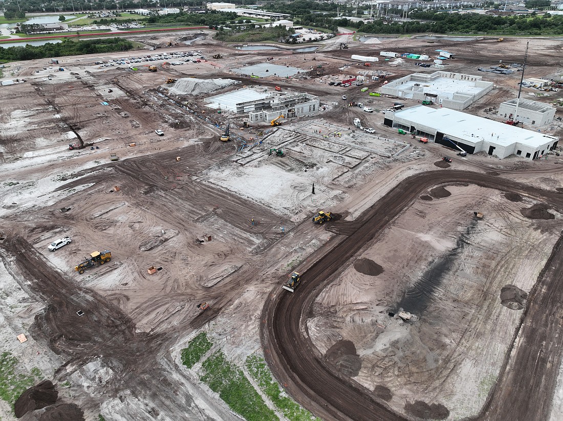 The construction of Rangeland High School is underway in Lakewood Ranch.