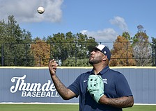 This past season was Jordan Guerrero's first as the Out-of-Door Academy baseball coach. Guerrero, who pitched in the San Diego Padres organization from 2015-23, guided the Thunder to an 8-12 record.