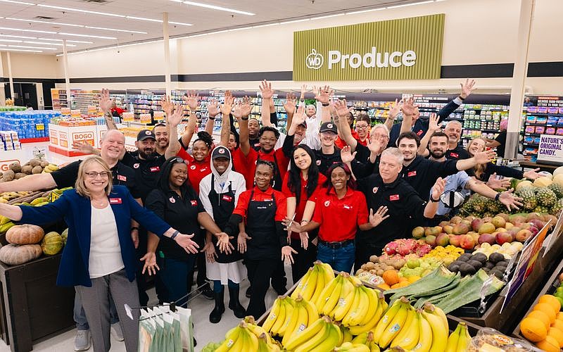 At its store at 201 W. 48th St., Winn-Dixie said it retained 28 staff members from the store's previous brand, Harveys Supermarket, and hired 55 more employees from two hiring events.