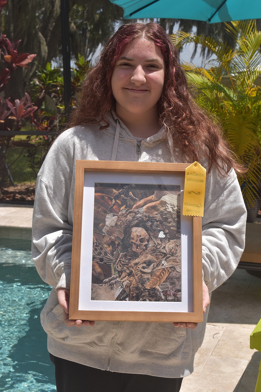 Scarlett Evancic said the art project she is still most proud of is a collage titled 