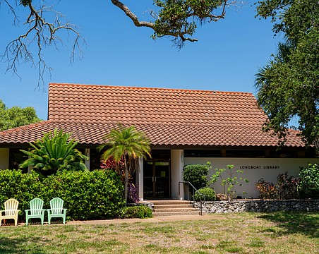 The Longboat Library is a privately-run organization in a town-owned building that neighbors Town Hall.