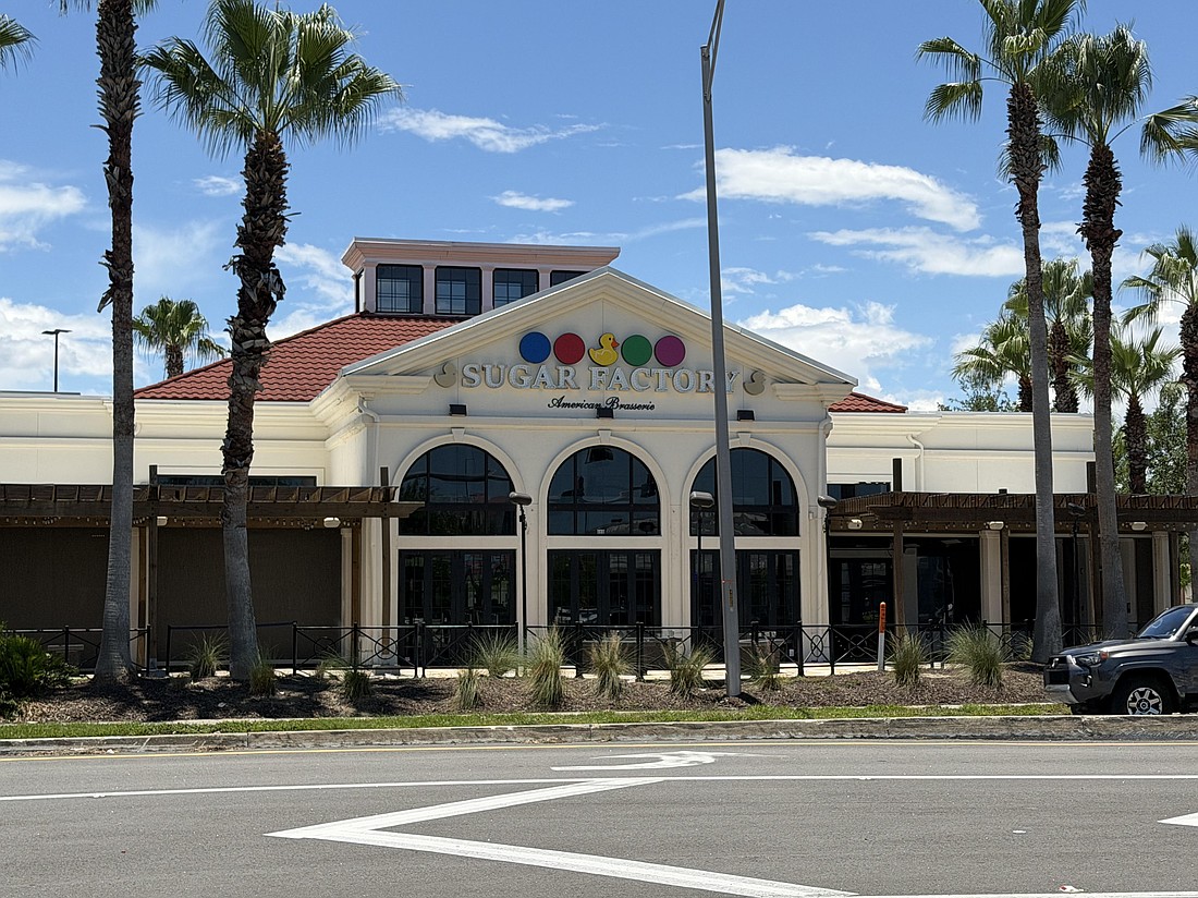 Sugar Factory American Brasserie closed at The Markets at Town Center, where it opened in March 2023 at the former Brio Tuscan Grille.