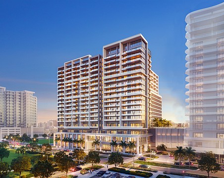1000 Boulevard of the Arts will replace a portion of the former Hyatt Regency hotel and parking structure, which have been demolished.