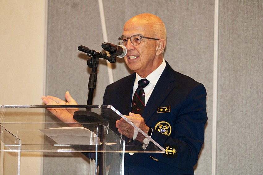 Bird Key Yacht Club Commodore Saul Landesberg delivers his first remarks as the club's new leader for Watch Year 2026-27.
