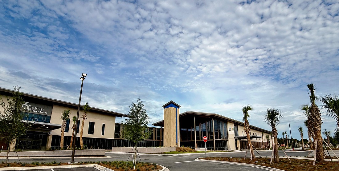 Set to open June 23, the 58,979-square-foot Baptist SilverLeaf Medical Campus sits on St. Johns Parkway, about 3 miles north of International Golf Parkway.