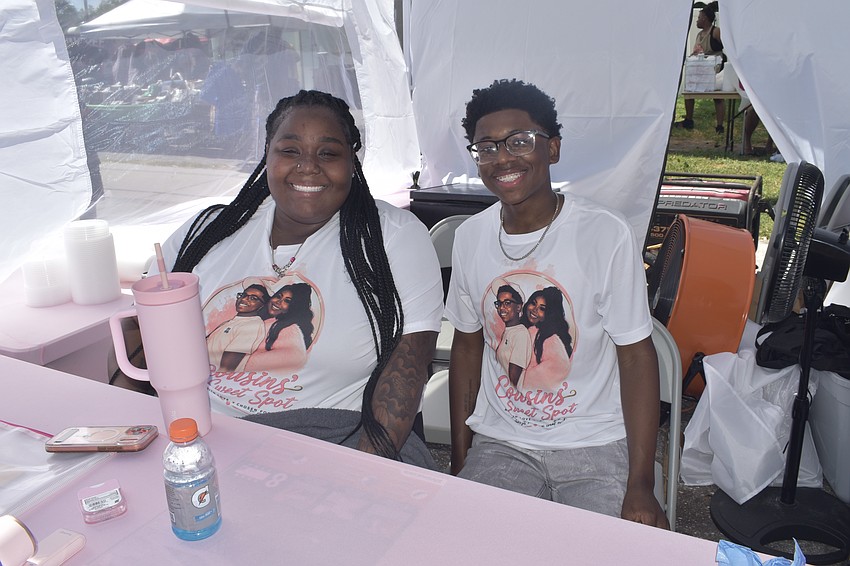 Asiyah Hadley and her cousin Caleb Austin founded Cousins' Sweet Spot.