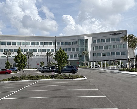 The nearly completed Sarasota County Administration Center is one of several major capital projects built by the county since 2022.