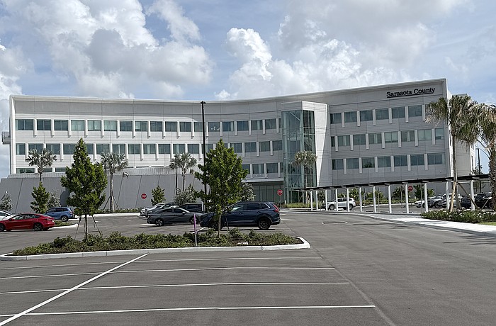The nearly completed Sarasota County Administration Center is one of several major capital projects built by the county since 2022.