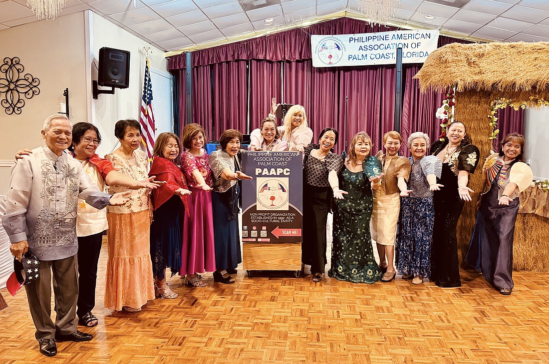 Philippine American Association of Palm Coast board members at the Philippine Independence Celebration. Courtesy photo