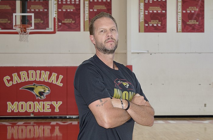 Dan Konczak got into volleyball because of his daughters, Nariah and Sydney Konczak. He's now a first-time head coach for a high school girls volleyball program — eight years after beginning to learn.