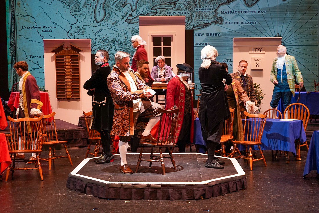 1776 the musical opens at the Daytona Beach News Journal Center Friday, June 27 at 7 p.m. Photo by Rachel Mills