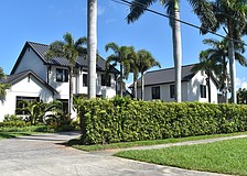 The first property at 5035 Bay Shore was built in 1951 and has two bedrooms, four-and-a-half baths, a pool and 5,096 square feet of living area. The second property was built in 1951 and has one bedroom, one bath and 330 square feet of living area. The third property was built in 2025 and has one bedroom, one bath and 616 square feet of living area.