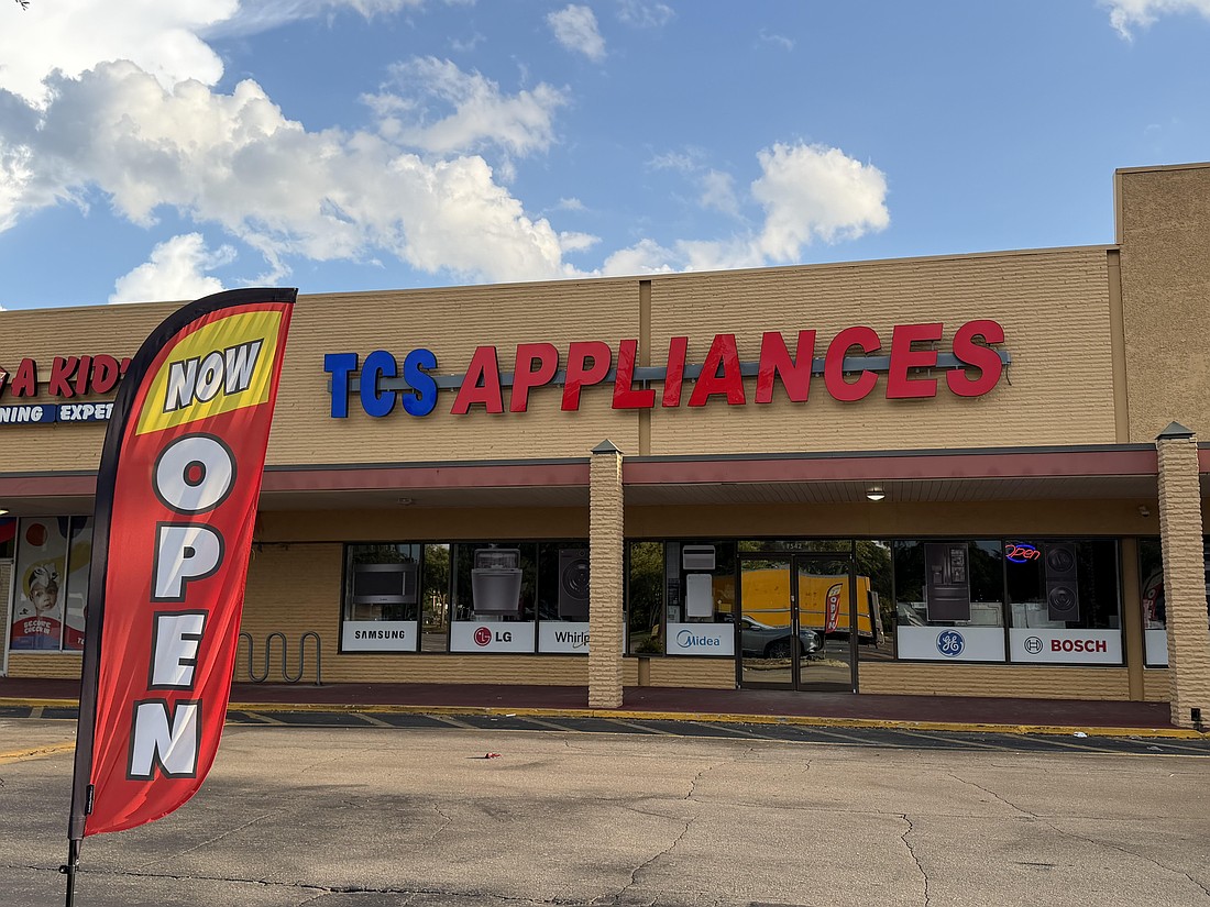 TCS Appliances stocks new, open-box and scratch-and-dent appliances at its new 12,000-square-foot store in the Beach Boulevard Shopping Center.
