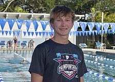 Sarasota Tsunami head coach Ira Klein described Jaxon Griffin (above) as a "developing swimmer" six months ago. Now, Griffin is on the rise, qualifying for national-level meets left and right.