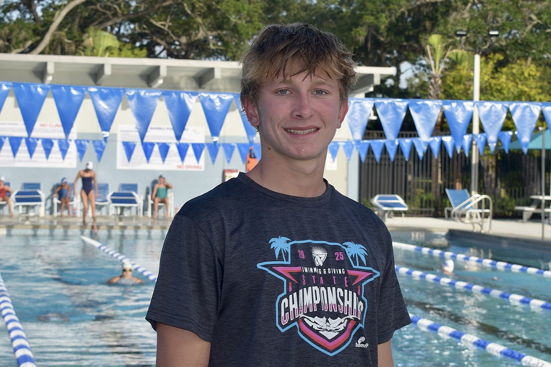 Sarasota Tsunami head coach Ira Klein described Jaxon Griffin (above) as a "developing swimmer" six months ago. Now, Griffin is on the rise, qualifying for national-level meets left and right.