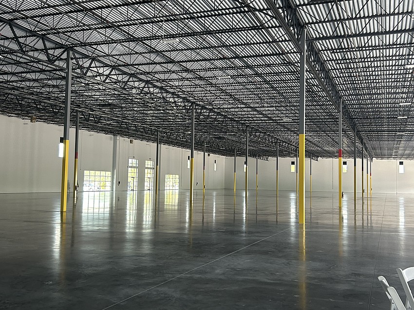 Pattillo Industrial Real Estate opened its first speculative building March 26 at Wildlight Commerce Park in Nassau County. It is a
67,656-square-foot industrial warehouse and the first of 12 buildings at the site at Wildworks Avenue off of Florida 200.
