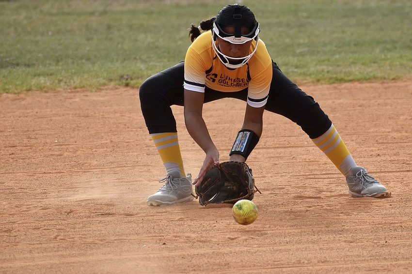 Aaleyah Mays, a 12-year-old outfielder/second baseman, debuted in Manatee Softball Little League this spring season after switching over from Miss Palma Sola Softball. Aaleyah Mays, a 12-year-old outfielder/second baseman, debuted in Manatee Softball Little League this spring season after switching over from Miss Palma Sola Softball.