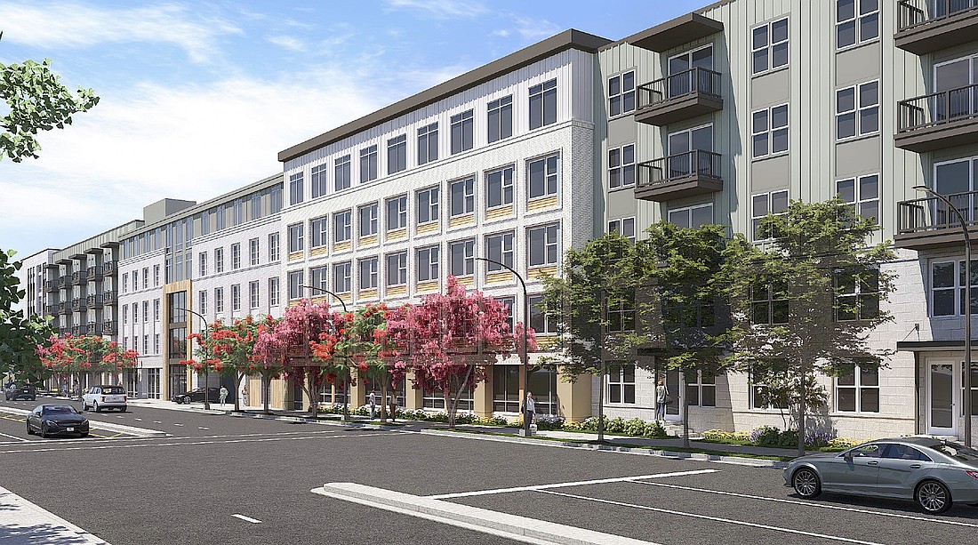 A rendering of the Fruitville Road elevation of the 1899 Fruitville project.