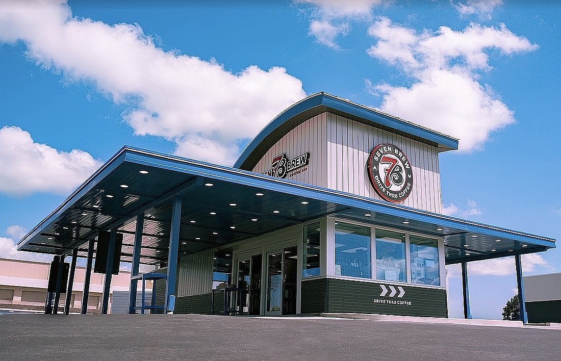 The coffee chain 7 Brew is planning its first St. Johns County drive-thru kiosk. It is among three planned, including two in Duval County.
