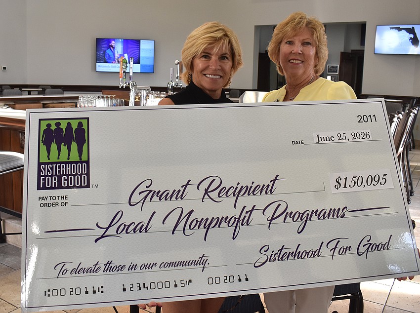 Sisterhood for Good Founder Angela Massaro-Fain and Founding Member Kathy Collums say they are grateful to be able to give over $150,000 in grants for the fourth year in a row.
