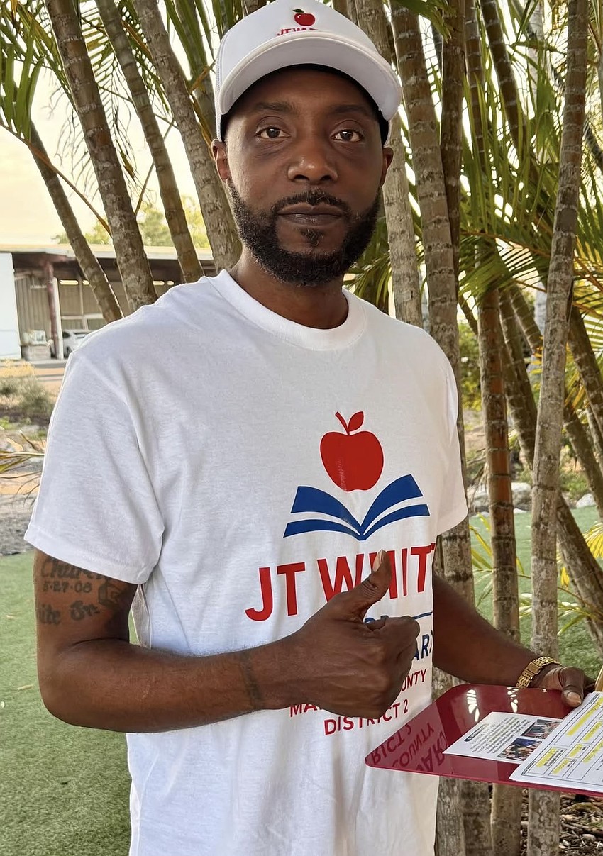 Bradenton's JT White is a Manatee County parent who wants to contribute to the goal of making the School District of Manatee County the best in Florida.