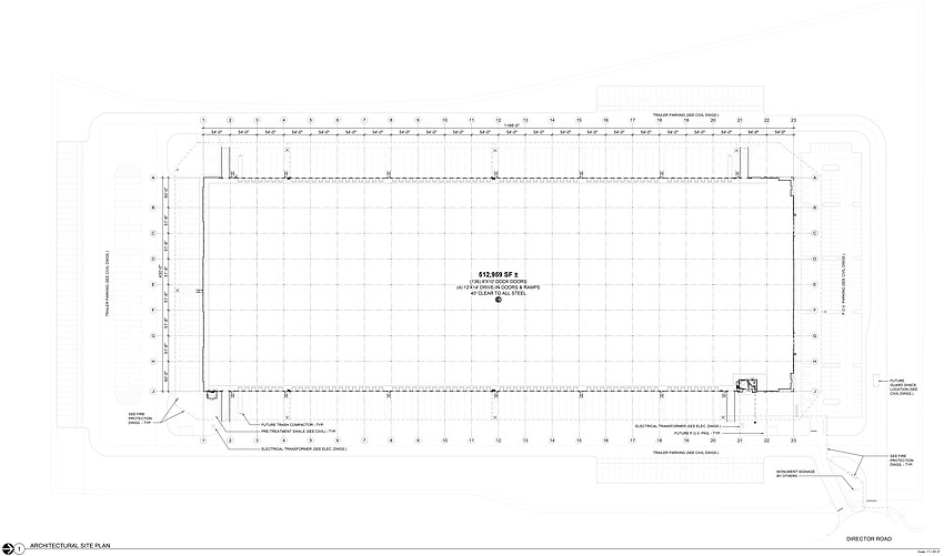 “SudJax Westlake Park” is described as a building with a reinforced concrete tilt-wall panel, a reinforced concrete slab, aluminum storefronts, steel columns and more. The shell would be permitted as speculative storage. Future tenants would need to submit permit drawings specific to their needs.