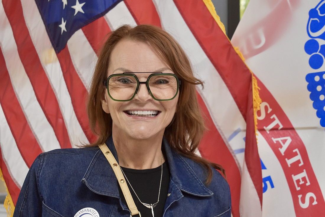 Palmetto's Sari Lindroos-Valimaki is running to represent District 1 on the Manatee County Commission.