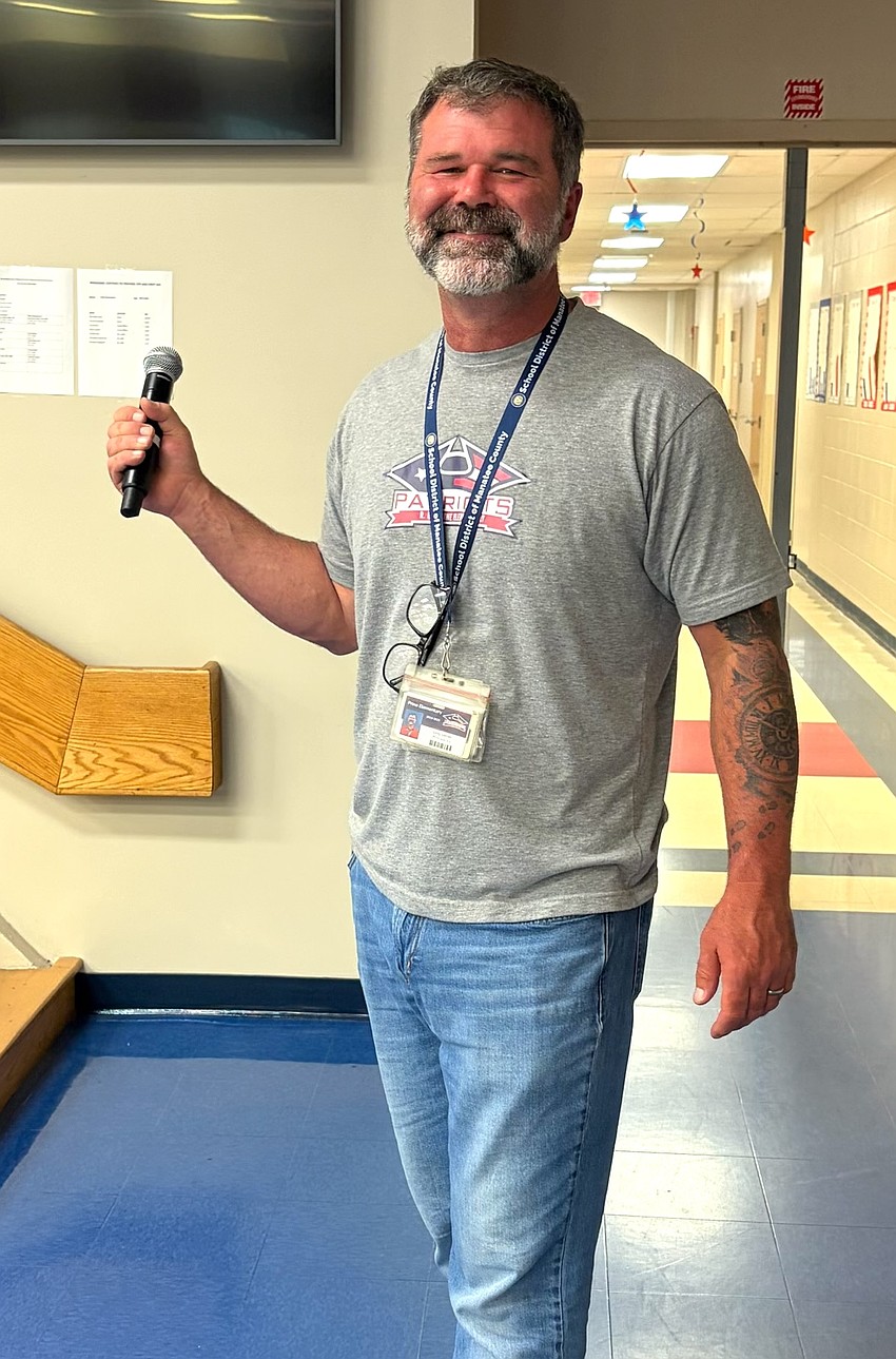 Greg Sander is transfering from Prine Elementary School, where he has been principal for the past 5 years. Greg Sander is transfering from Prine Elementary School, where he has been principal for the past 5 years.