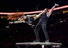 Duo Transcend, made up of "America's Got Talent" finalists Mary Wolfe-Nielsen and Tyce Nielsen, bring their roller-skating and trapeze artistry to the Summer Circus Spectacular at The Ringling.