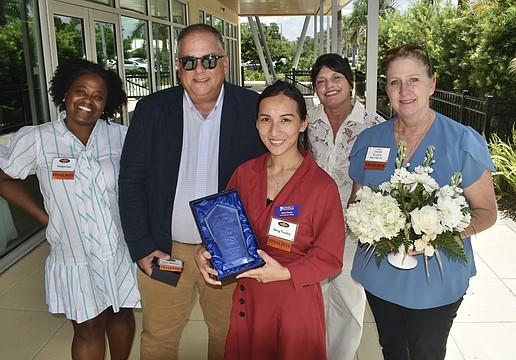 Tanjee Lane, Tyler Marion, Ning Tinsley, Jessica Johnston and Nickie Hartsock of SPARCC were an event finalist.